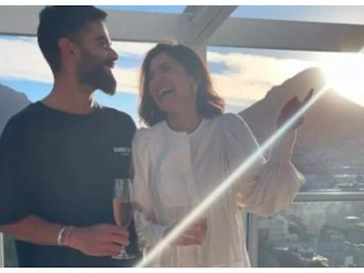 Virat Kohli celebrates T20 world cup win with wife Anushka Sharma: 'None of this would remotely be possible without you my love' - See photo | - Times of India