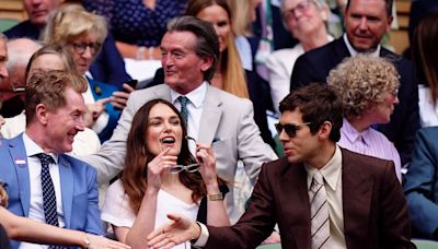 Keira Knightley and husband James Righton among crowd on day 10 of Wimbledon