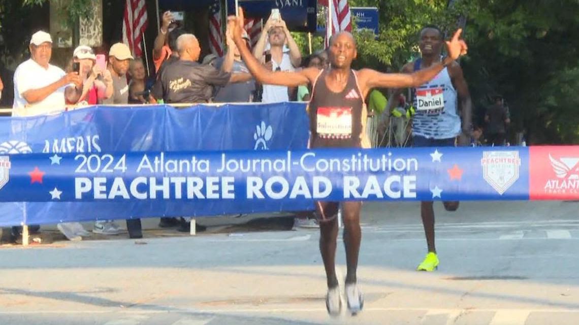 Watch | 2024 AJC Peachtree Road Race finish videos