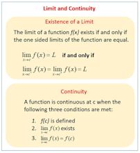 Calculus - Limits of Functions (solutions, examples, videos)