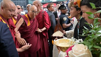 88-Year-Old Tibetan Spiritual Leader Dalai Lama Arrives In New York For Knee Surgery