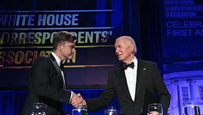 Biden stole the White House correspondents’ dinner by dishing it out and taking it in return