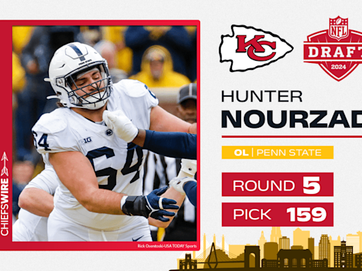 2024 NFL draft: Chiefs take Penn State OL Hunter Nourzad with pick No. 159