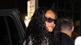 Rihanna Glistens in Sparkly Two-Piece Set While Partying in Miami With ASAP Rocky