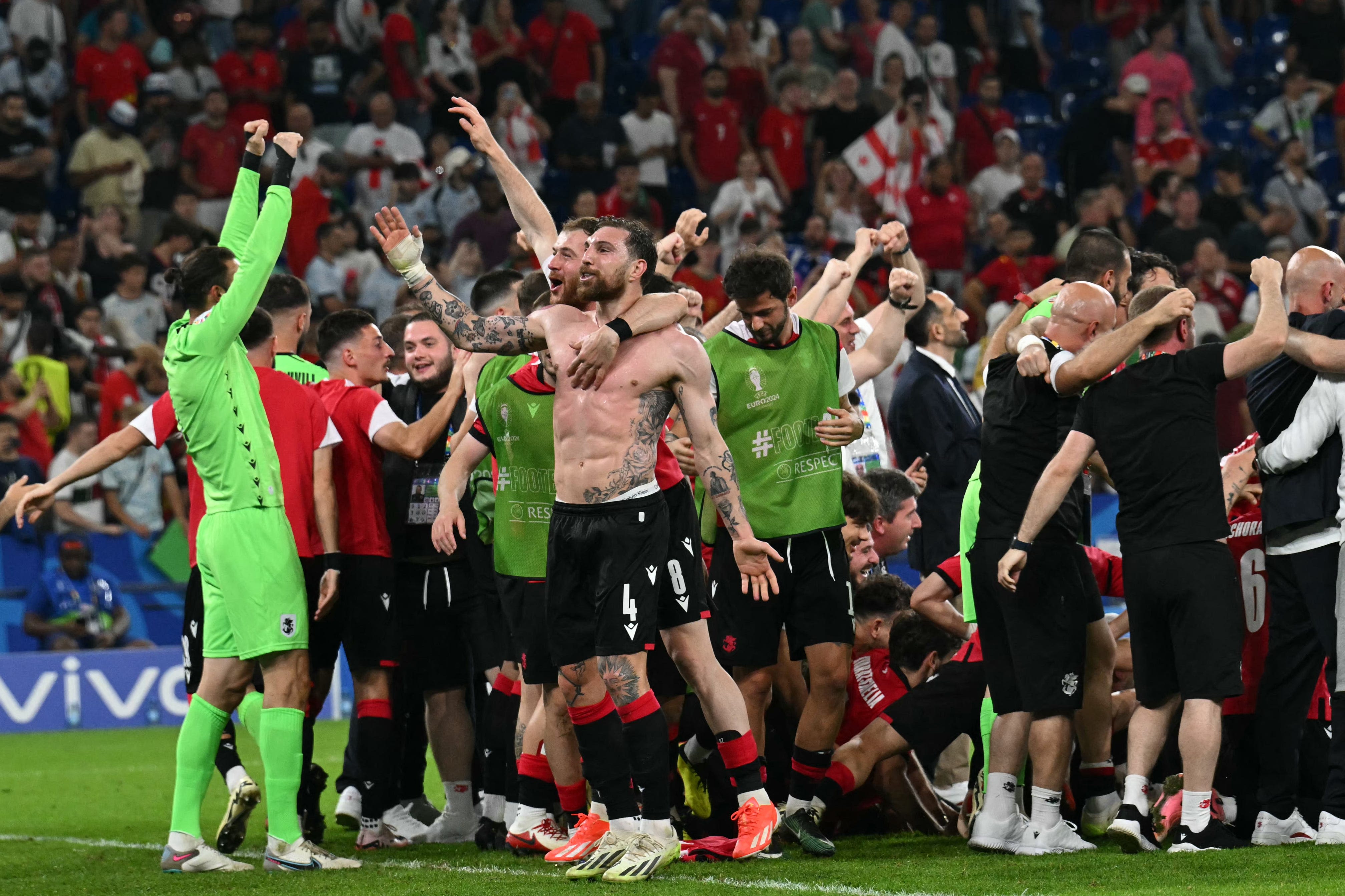 Georgia stuns Portugal in biggest upset in Euro history