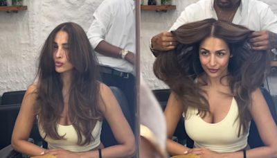 Malaika Arora gets a makeover in first social media appearance since dad's death, fans offer support. Watch