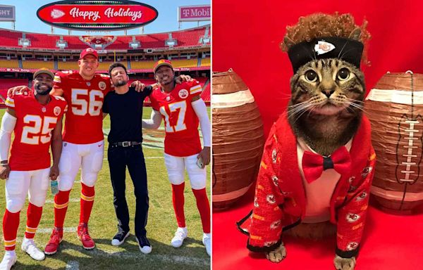 Hallmark Channel’s Kansas City Chiefs Christmas Movie Just Added the Purr-fect Star: Catrick Mahomes! (Exclusive)