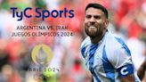 TyC Sports EN VIVO, Argentina vs. Irak GRATIS: cómo ver Juegos Olímpicos París 2024