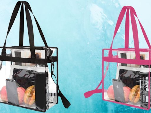 This bestselling clear stadium bag will help you breeze through security, and it's on sale for $8