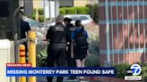 Missing 15-year-old Monterey Park girl found safe outside ABC7