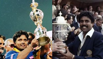Ex-Sri Lanka World Cup Winning Captain Poses With Kapil Dev, Fans in Disbelief After Shocking Transformation