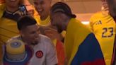 POLÉMICA: el jugador de Colombia que se perdió la final por una suspensión se mostró A PURO BAILE con Maluma en un palco