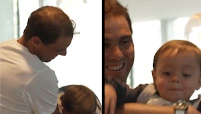 Video: Rafael Nadal Shares Playful Moment With His Son After Stunning First-Round Exit In French Open 2024