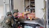Israeli troops filmed setting fire to food supplies in Gaza