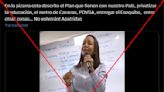 Video de la opositora Machado fue alterado para agregar texto sobre “plan” para Venezuela