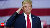 Subdued Trump gets hero's welcome in GOP coronation - Times of India