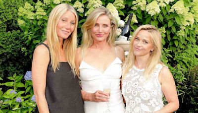 Gwyneth Paltrow, Cameron Diaz and Reese Witherspoon Go Garden Party Chic at Star-Studded Party in the Hamptons