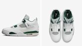 The Air Jordan 4 ‘Oxidized Green’ Sneaker Will Release in June as a Nike SB ‘Pine Green’ Lookalike