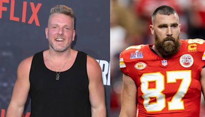 Pat McAfee Shares His Honest Thoughts About Travis Kelce Wearing a 'Silly Costume' on Stage at the Eras Tour