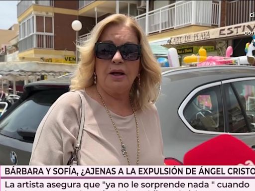 Bárbara Rey se pronuncia así de tajante sobre la expulsión de Ángel Cristo Jr. de 'Supervivientes'