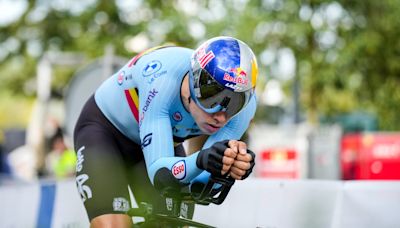 Wout van Aert Is Testing Double Disc Wheels for the Olympic Time Trial