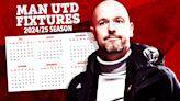 Man Utd 2024/25 fixtures released with Ten Hag handed Friday night opener