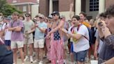 Fraternity says it removed member for ‘racist actions’ during Mississippi campus protest