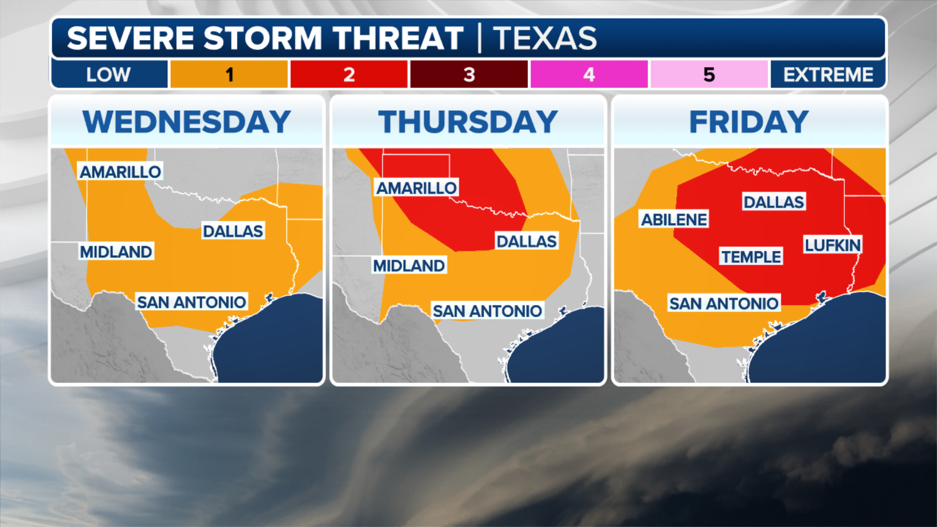 More storms, heavy rain threaten Texas with flash flooding through late-week