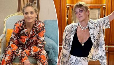Sharon Stone, 66, shows off black eye during ‘tough’ vacation to Turkey