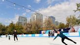 Pista de patinaje en hielo del Parque Araucano ya abrió como un entretenido panorama