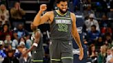 Karl-Anthony Towns Wasn't Having It When Rudy Gobert Joked That He Could Miss Game 3 Against Nuggets