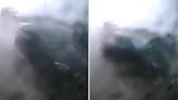 車cam直擊｜屯門公路私家車黃雨下疑圖切線 硬撼解款車車頭盡毀