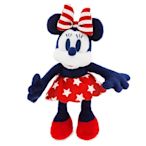 【QQ公仔物語】【DA038】【現貨】迪士尼 Disney 米妮 Minnie 8吋 美國旗款 手抱布偶 正品 可面交