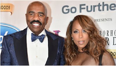 ...Steve Harvey's Wife Marjorie Looks Stressed In New Video a Year After Battling Rumors She Cheated on the Comedian