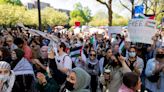 Tensions flare between DePaul pro-Palestine encampment and counterprotesters