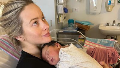 Simone Holtznagel reveals details of 'exhausting' two-hour labour