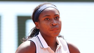 Coco Gauff left in TEARS after furious row with umpire during defeat