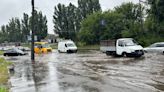 Severe flooding in Kyiv after heavy rains disrupts traffic