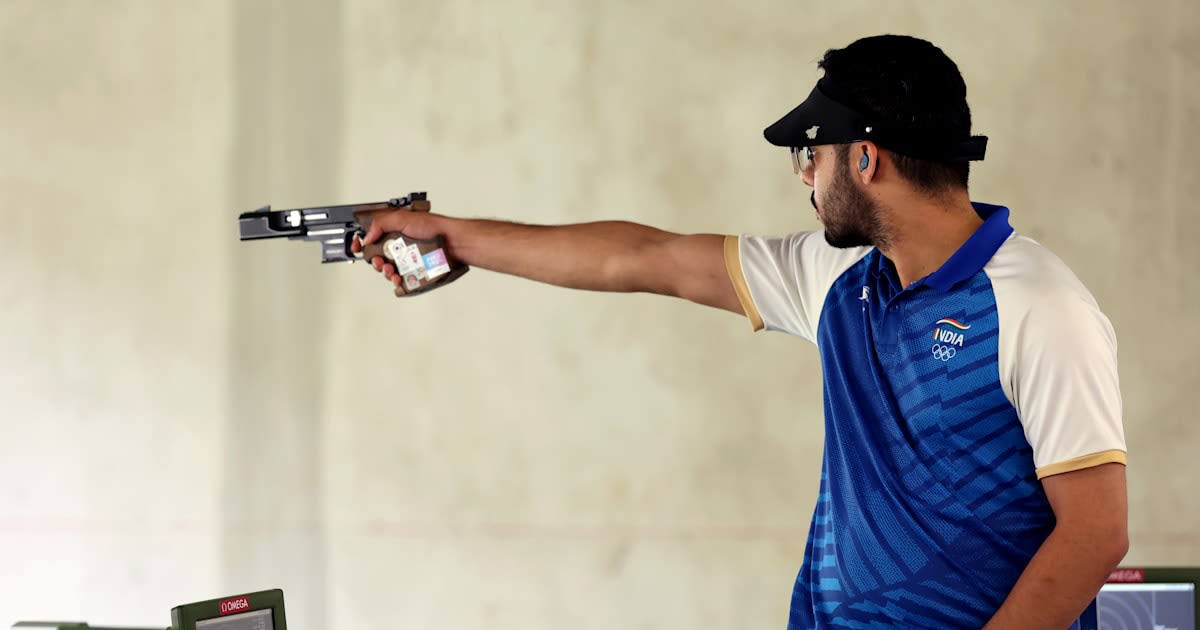 Paris 2024 Olympics shooting: Indian shooters miss finals in men’s 25 pistol and women’s skeet