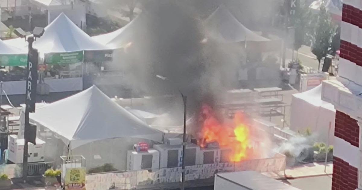 Fire breaks out at Pittsburgh's Arts Festival after propane tank explodes, injuring worker