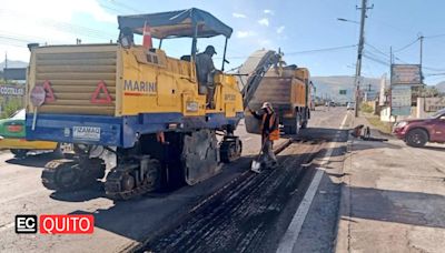 Las vías en Quito que están cerradas por trabajos de bacheo son estas