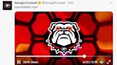 Georgia’s official Twitter account trolls TCU with ‘HypnoDawg’ post during CFP blowout