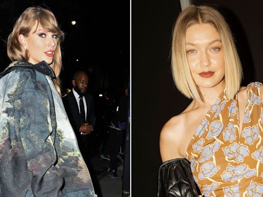 Taylor Swift Trades Color-Coordinating With Travis Kelce for Gigi Hadid