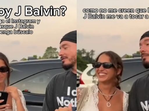 VIDEO: J Balvin se encuentra con fans, pero ellas no creen que sea él; "¿cómo no voy a ser yo?"
