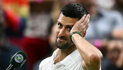 What time is Novak Djokovic playing at Wimbledon today against Alex de Minaur?