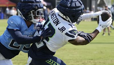 Seahawks wrap joint practices getting best of the Titans' injury-limited offense