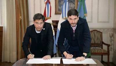 Axel Kicillof y Maximiliano Pullaro firmaron un convenio contra el narcotráfico: el mensaje a Javier Milei