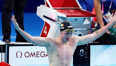Paris 2024 Olympics: Ireland's Daniel Wiffen ascends new golden throne in men's 800m freestyle