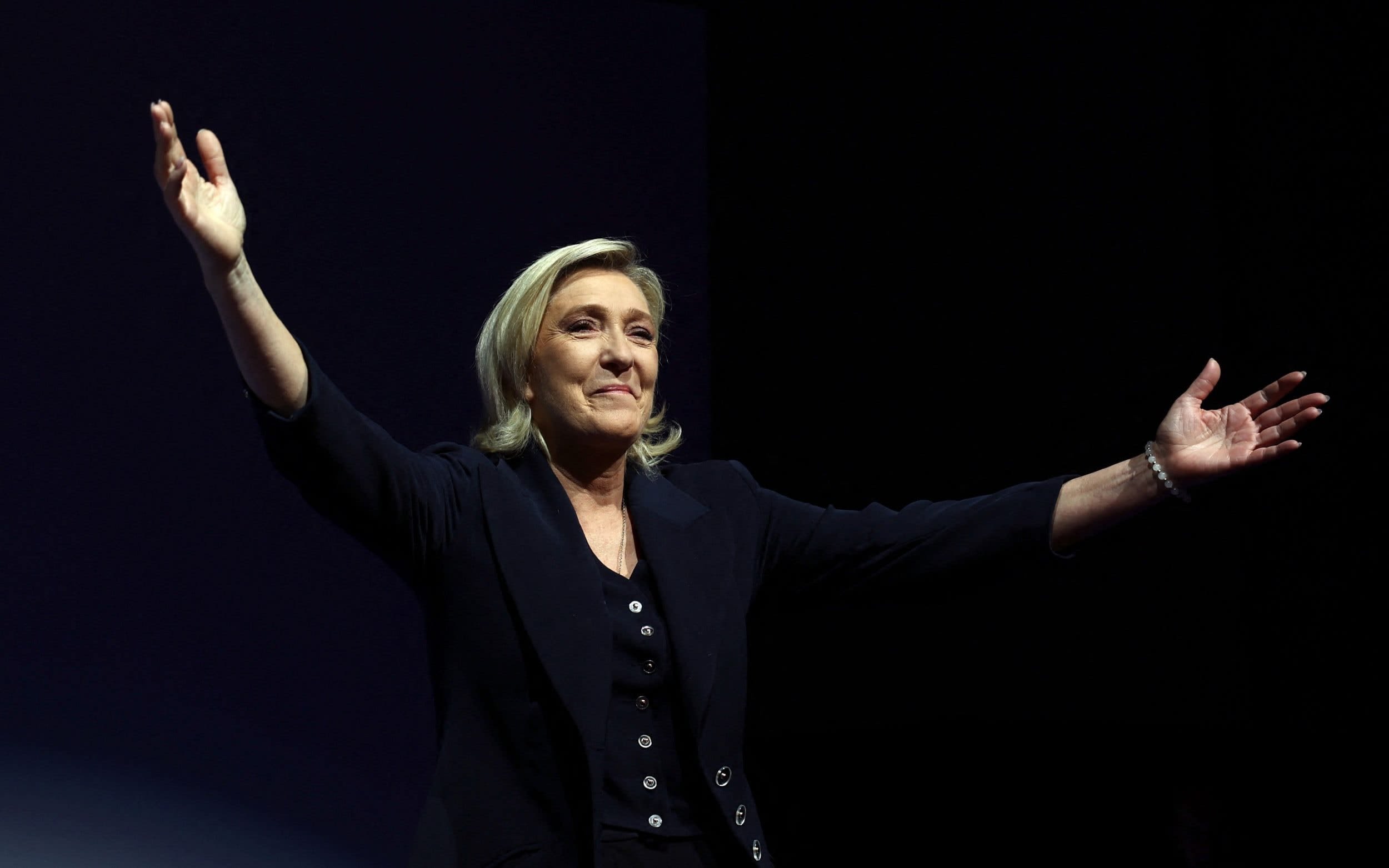 Macron ‘practically wiped out’, Marine Le Pen declares