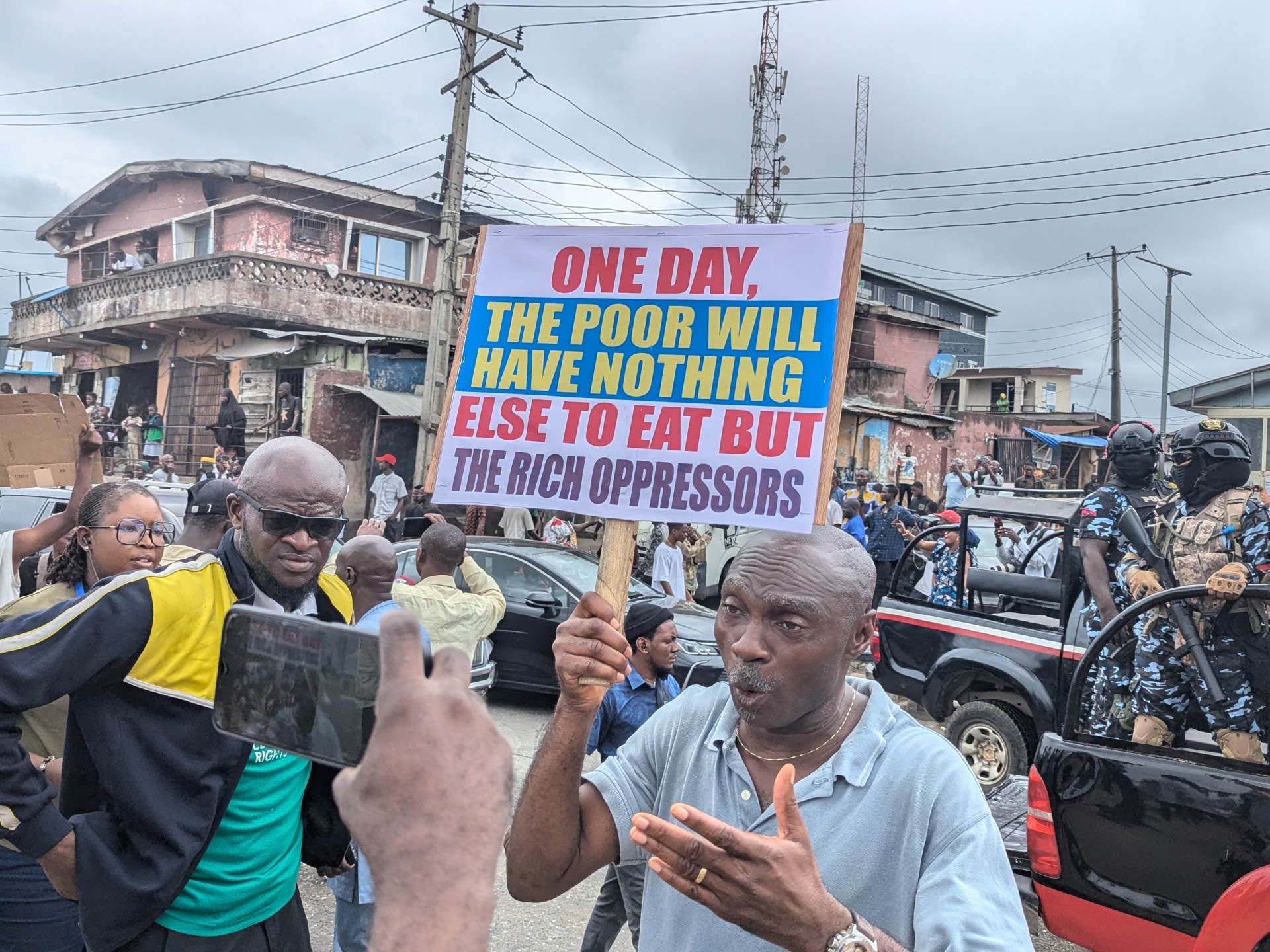 ‘Nigerians are tired’: Protesters fed up with bad governance, soaring costs